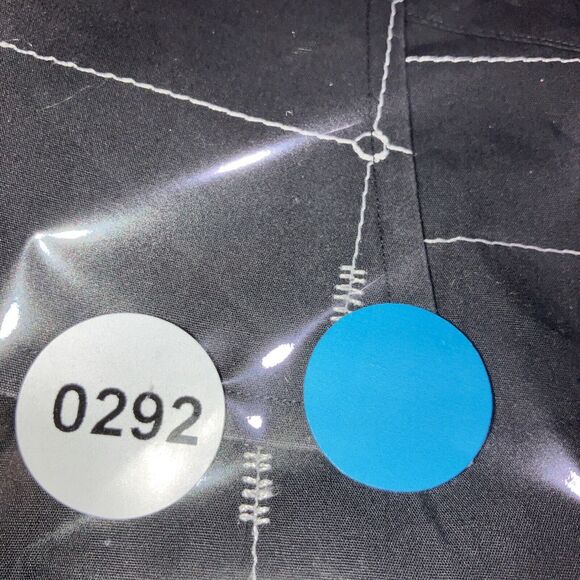 Ike Behar Button Down, Black Silver Gray Windowpane Plaid Shirt, Casual Large - Picture 11 of 11